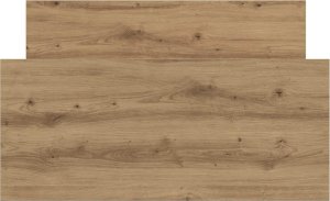vidaXL Rama łóżka bez materaca Artisan Oak 100x200cm Drewno klejone 5