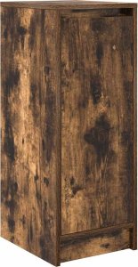 vidaXL Szafka na buty Dąb wędzony 29,5x34x76 cm Drewno klejone 2