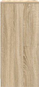 vidaXL Szafka na buty Sonoma Oak 29,5x34x76 cm Drewno klejone 7