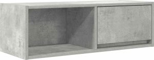 vidaXL Szafki RTV 2 szt. Beton Szary 80x31x25,5 cm Drewno klejone 6