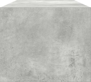 vidaXL Szafki RTV 2 szt. Beton Szary 80x31x25,5 cm Drewno klejone 8