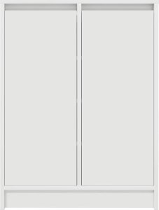 vidaXL Szafka na buty Biała 57x34x76 cm Drewno klejone 6