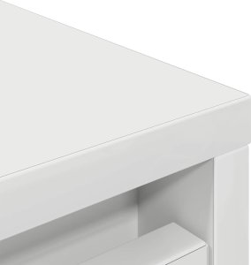 vidaXL Szafka na buty Biała 57x34x76 cm Drewno klejone 9