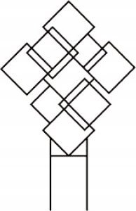 Podpórka do roślin Drabinka Pergola na kwiaty x4 2