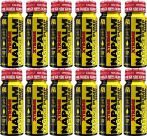 Fitness Authority Napalm On Stage Pump Shot przedtreningowy, kiwi-trus 1