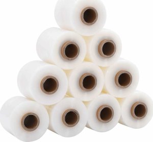 Folia stretch z uchwytem 10 szt. Przezroczysta 23 m 1