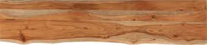 Półka ścienna, 110x20x3,8cm, drewno akacjowe, naturalna krawędź 1