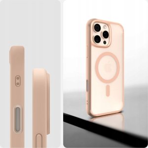 SPIGEN ULTRA HYBRID ”T” MAG MAGSAFE IPHONE 16 PRO MAX FROST ROSE TITANIUM 5