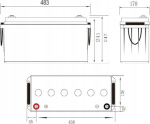 Volt Akumulator Polska Gel VPRO Solar 12V 160Ah 3