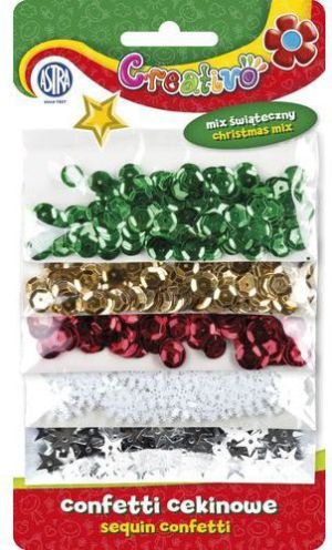 Astra Confetti cekiny mix świąteczny (220682) 1