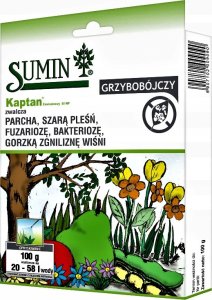 Agropak - Kaptan Zawiesinowy 50WP środek grzybobójczy na parcha, szarą pleśń 100g 1