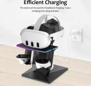Stojak ładujący RGB | do Meta Quest 3S/3/2 2