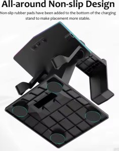 Stojak ładujący RGB | do Meta Quest 3S/3/2 5