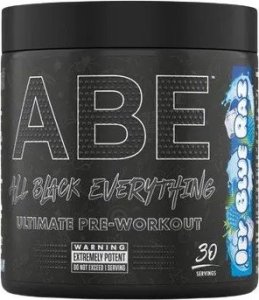 Applied Nutrition - Przedtreningówka, ABE - All Black Everything, Icy Blue Raz, Proszek 375g 1