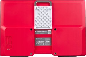Monitor Raspberry Pi Monitor 15.6 calowy ekran IPS LCD 1920x1080 pikseli HDMI + USB – czerwony i biały 3