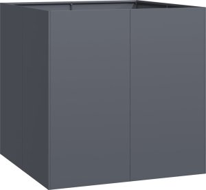 Doniczka Antracyt 80x80x80 cm Stal 1