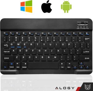 Etui ochronne z klawiaturą do Apple iPad Pro 11" M4 2024 Alogy Keyboard case z miejscem na rysik klawiatura Bluetooth czarne 11