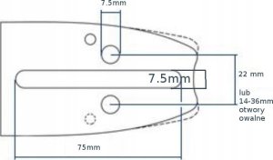 NAC GUIDE 18" 45cm/325"/1.5T-CS5200, SPS01-45 (OLD TYPE), SPS02-45, CST52-45E, CST52-45-01AC, CST52-45-09AC 4