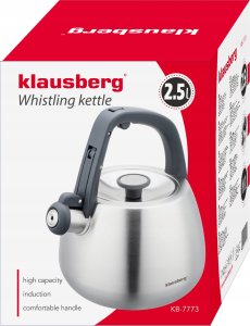 CZAJNIK STALOWY Z GWIZDKIEM 2,5L KLAUSBERG KB-7773 5