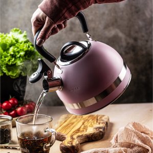 CZAJNIK 1,8L Z GWIZDKIEM KINGHOFF KH-1856 różowy 8