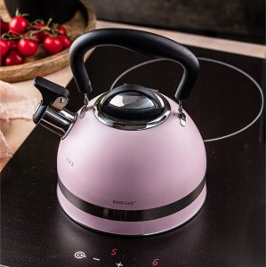 CZAJNIK 1,8L Z GWIZDKIEM KINGHOFF KH-1856 różowy 10