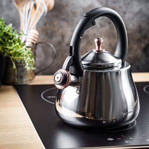 CZAJNIK STALOWY Z GWIZDKIEM 2,8L KLAUSBERG KB-7776 2