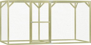 Klatka dla drobiu, 3x1,5x1,5 m, stal 1