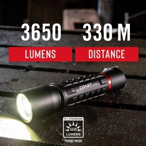 Latarka Coast ładowalny latarka ręczna XP18R 3500 lumen 3