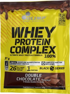 Olimp Whey Protein Complex 100% - 37 g - Podwójna Czekolada 1