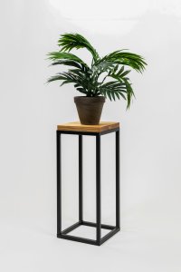 FLOWER STAND LAVALXS BLACK OAK 19X19X47 1