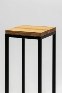 MAK FLOWER STAND LAVALXS BLACK OAK 19X19X47 2