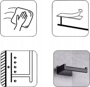 Uchwyt na papier toaletowy Ruhhy 25067 13