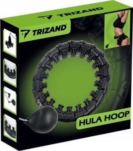 Hula hop z masażerem + obciążnik Trizand 25208 1