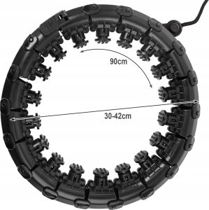 Hula hop z masażerem + obciążnik Trizand 25208 2