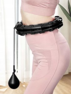 Hula hop z masażerem + obciążnik Trizand 25208 4