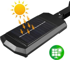 Saska Garden LAMPA ULICZNA LATARNIA SOLARNA 43LED + PILOT CZUJNIK RUCHU I ZMIERZCHU 3