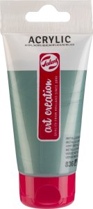 Talens Art Creation Acrylic Colour Tube Metallic Green 836 1