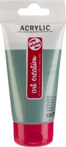 Talens Art Creation Acrylic Colour Tube Metallic Green 836 3
