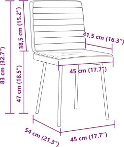 vidaXL Krzesła stołowe, 6 szt., białe, sztuczna skóra 9