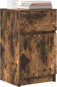vidaXL Szafki nocne 2 szt. Dąb wędzony 39x35x65 cm Drewno klejone 4