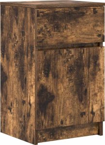 vidaXL Szafki nocne 2 szt. Dąb wędzony 39x35x65 cm Drewno klejone 5