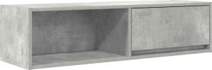 vidaXL Szafka RTV Beton Szary 100x31x25,5 cm Drewno klejone 2