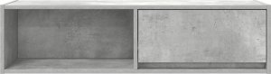 vidaXL Szafka RTV Beton Szary 100x31x25,5 cm Drewno klejone 6