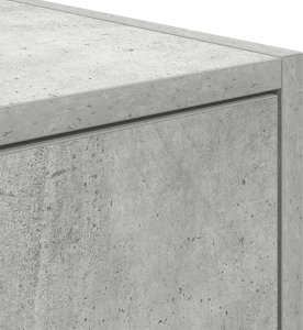 vidaXL Szafka RTV Beton Szary 100x31x25,5 cm Drewno klejone 10