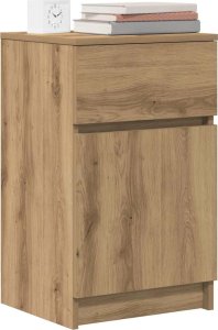 vidaXL Szafka nocna Artisan Oak 39x35x65 cm Drewno klejone 4