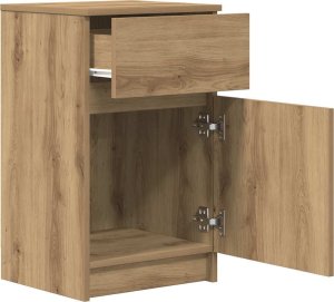 vidaXL Szafka nocna Artisan Oak 39x35x65 cm Drewno klejone 5