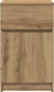 vidaXL Szafka nocna Artisan Oak 39x35x65 cm Drewno klejone 6
