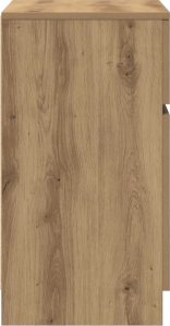 vidaXL Szafka nocna Artisan Oak 39x35x65 cm Drewno klejone 7