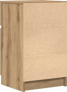 vidaXL Szafka nocna Artisan Oak 39x35x65 cm Drewno klejone 8