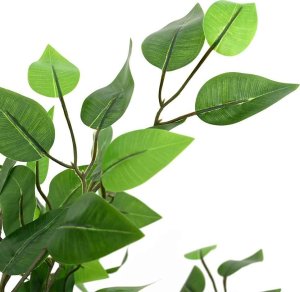 vidaXL Sztuczna roślina Ficus 788 liści 120 cm zielona 4